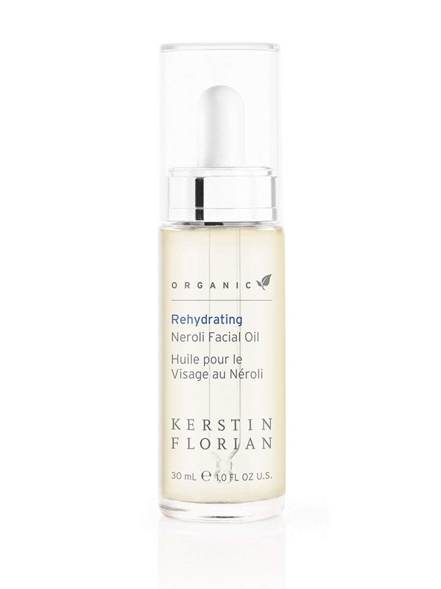 Kerstin Florian Rehydrating Neroli Cleansing Milk, Organic Rehydrating Neroli Facial Oil Set, Gently Cleanses Makeup and